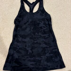 Lululemon Black Camo Tank Top